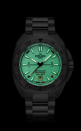 DELMA Oceanmaster Lume 44mm Dark Yellow Dial Men's Watch 41701.670.6.169