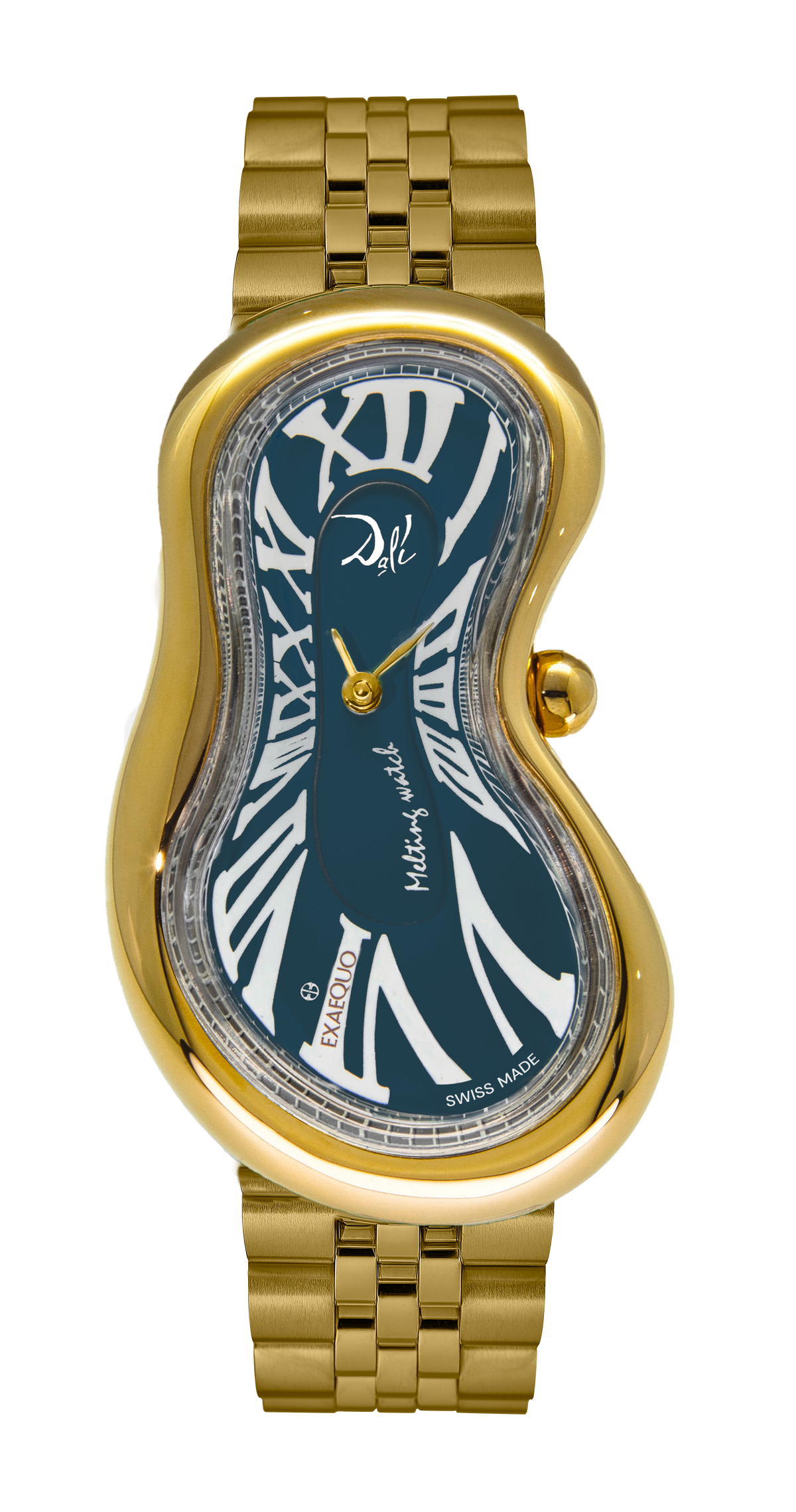 EXAEQUO Dali Classic Melting Watch Bracelet 28mm North Sea Dial Men's Watch DEX0002.0015B