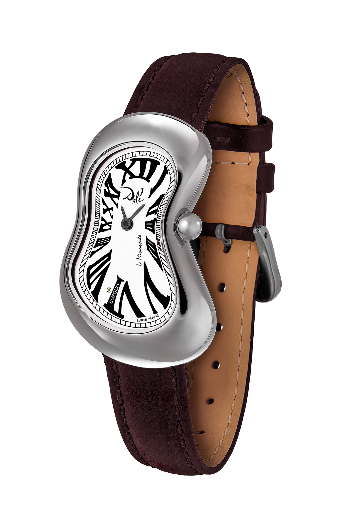 EXAEQUO Dali Minuscule Melting Watch 26mm White Dial Men's Watch DEX0021.0002