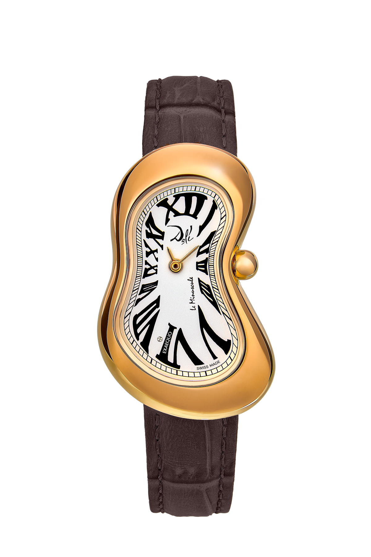 EXAEQUO Dali Minuscule Melting Watch 26mm White Dial Men's Watch DEX0022.0002