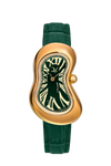 EXAEQUO Dali Minuscule Melting Watch 26mm Green Dial Men's Watch DEX0022.0005