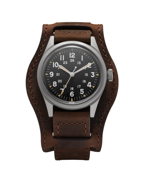 Benrus DTU-2A/P 34mm Black Dial Men's Watch DTU-SS-B-034-01