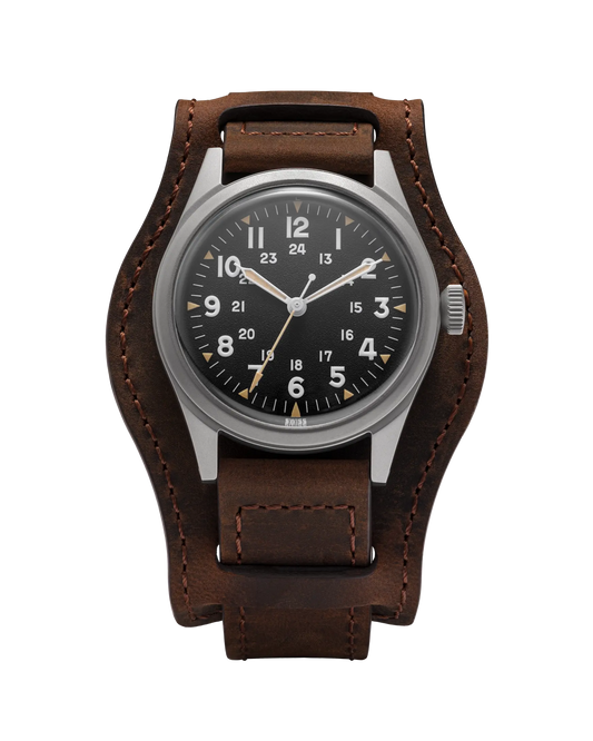 Benrus DTU-2A/P 34mm Black Dial Men's Watch DTU-SS-B-034-01