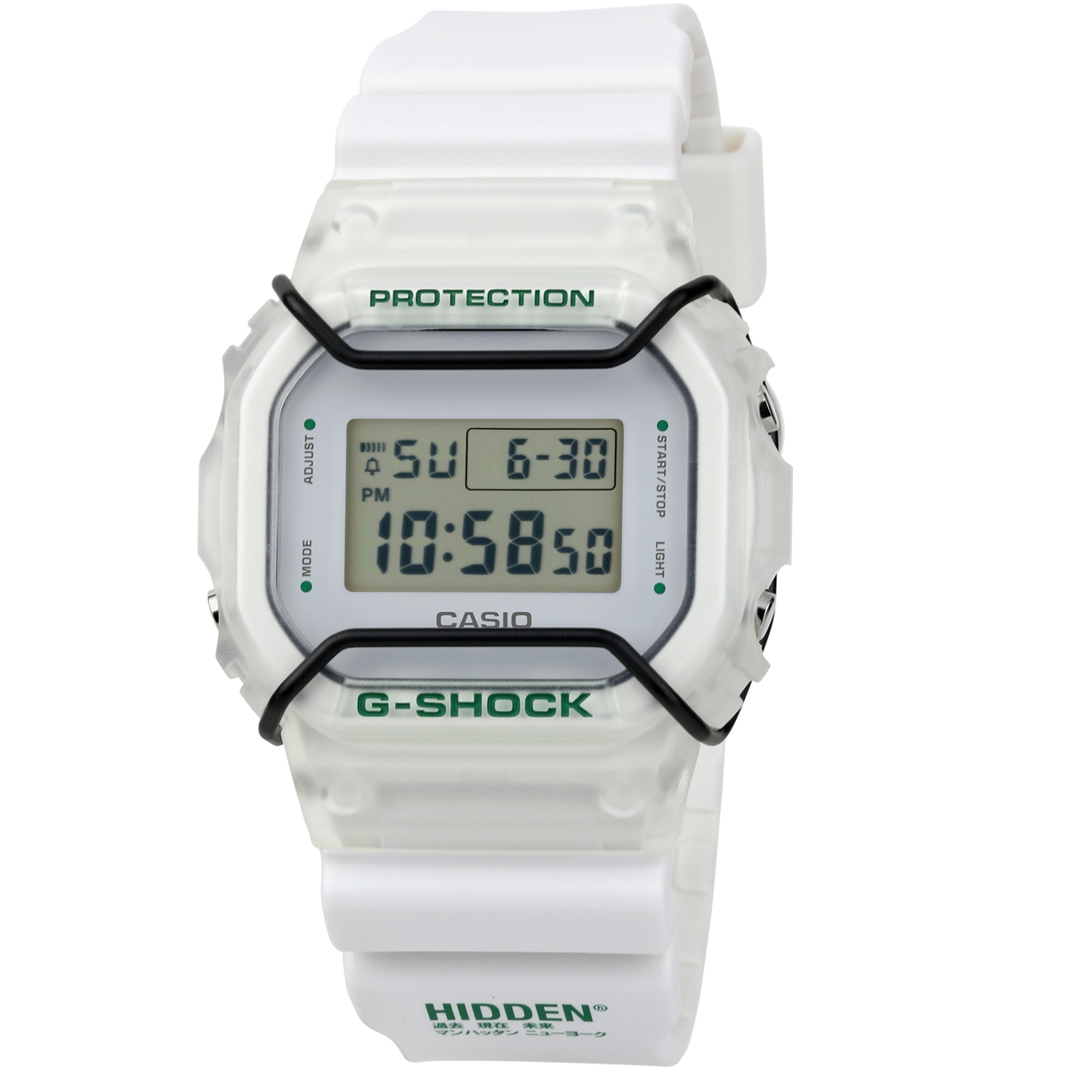 G-Shock Digital 5600 Series 43.8mm White-Digital Dial Men's Watch DW5600HDN257