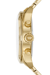 Diesel Spiked 49mm Gold Dial Men's Watch DZ4608