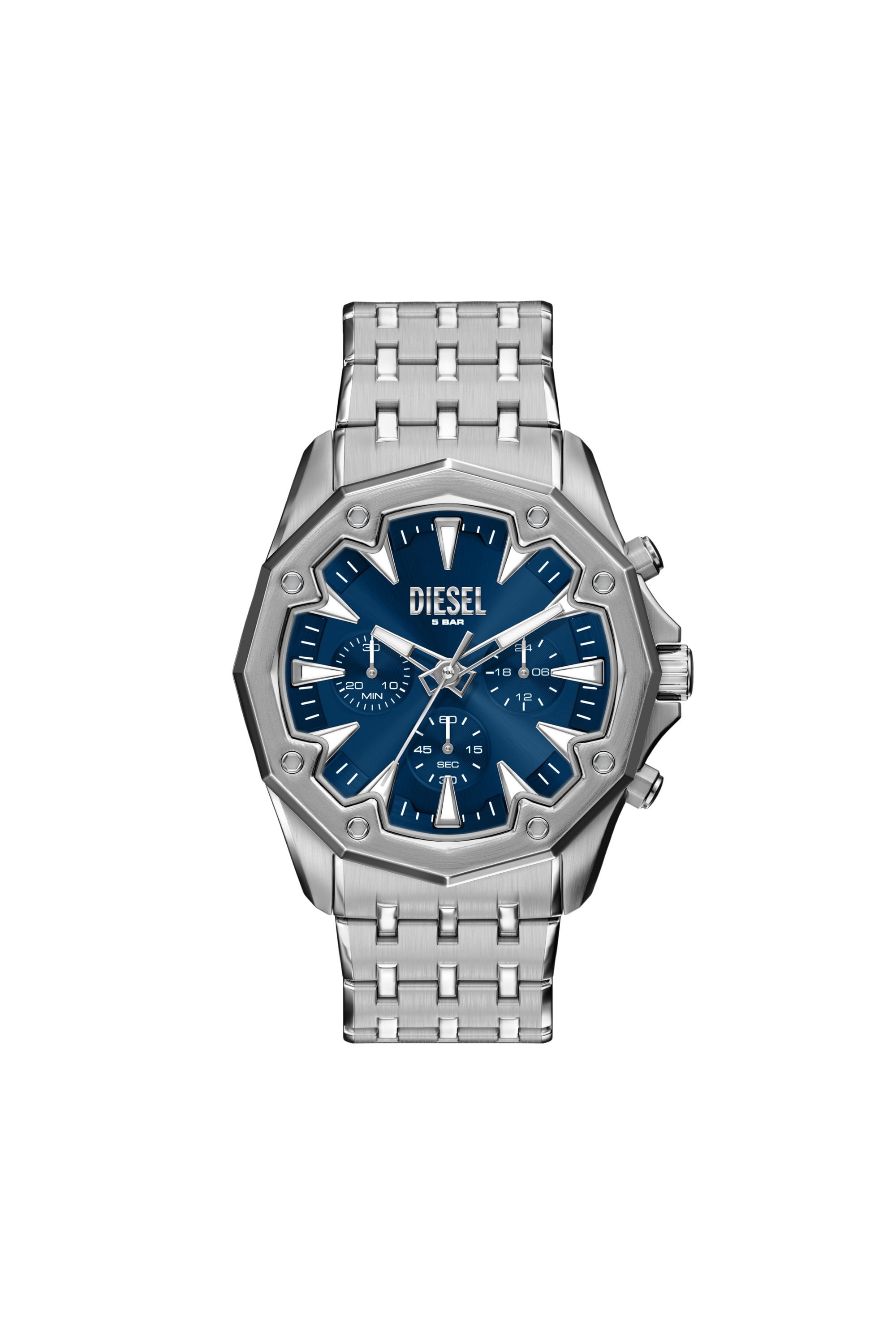 Diesel Stinger 46mm Blue Dial Men's Watch DZ4706