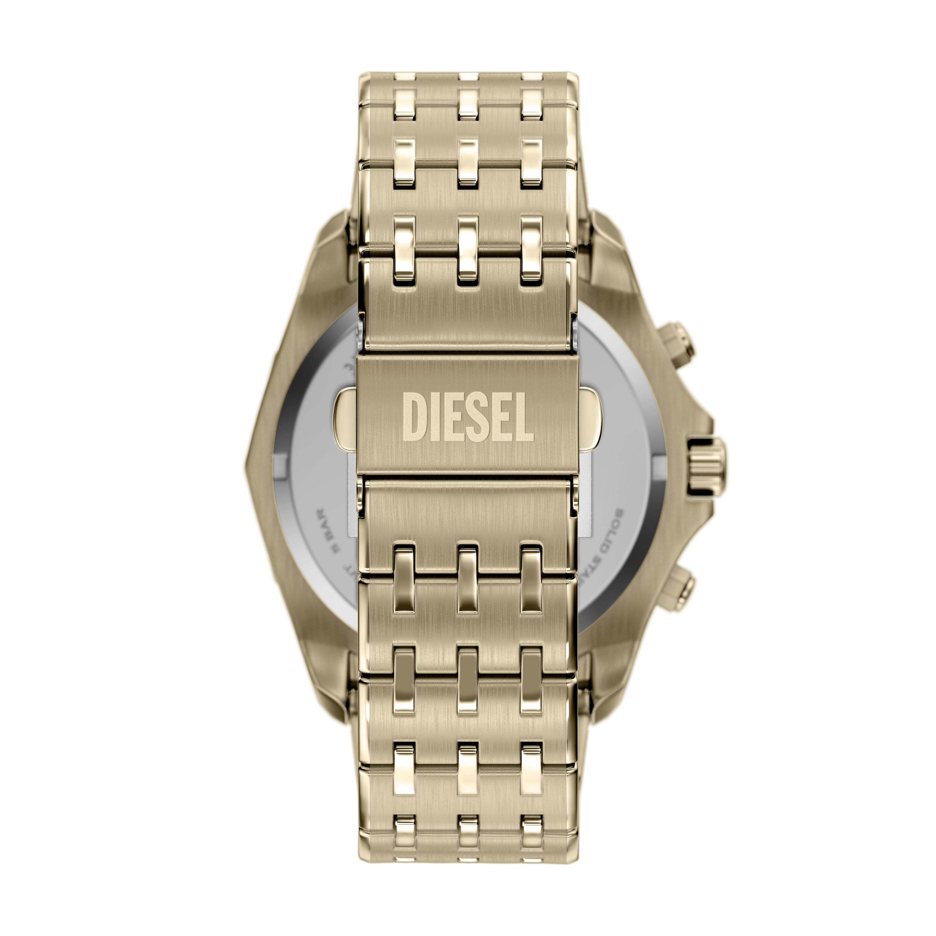Diesel Stinger 46mm Gold Dial Men's Watch DZ4707