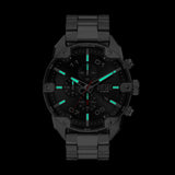 Diesel Spiked 49mm Black Dial Men's Watch DZ4709