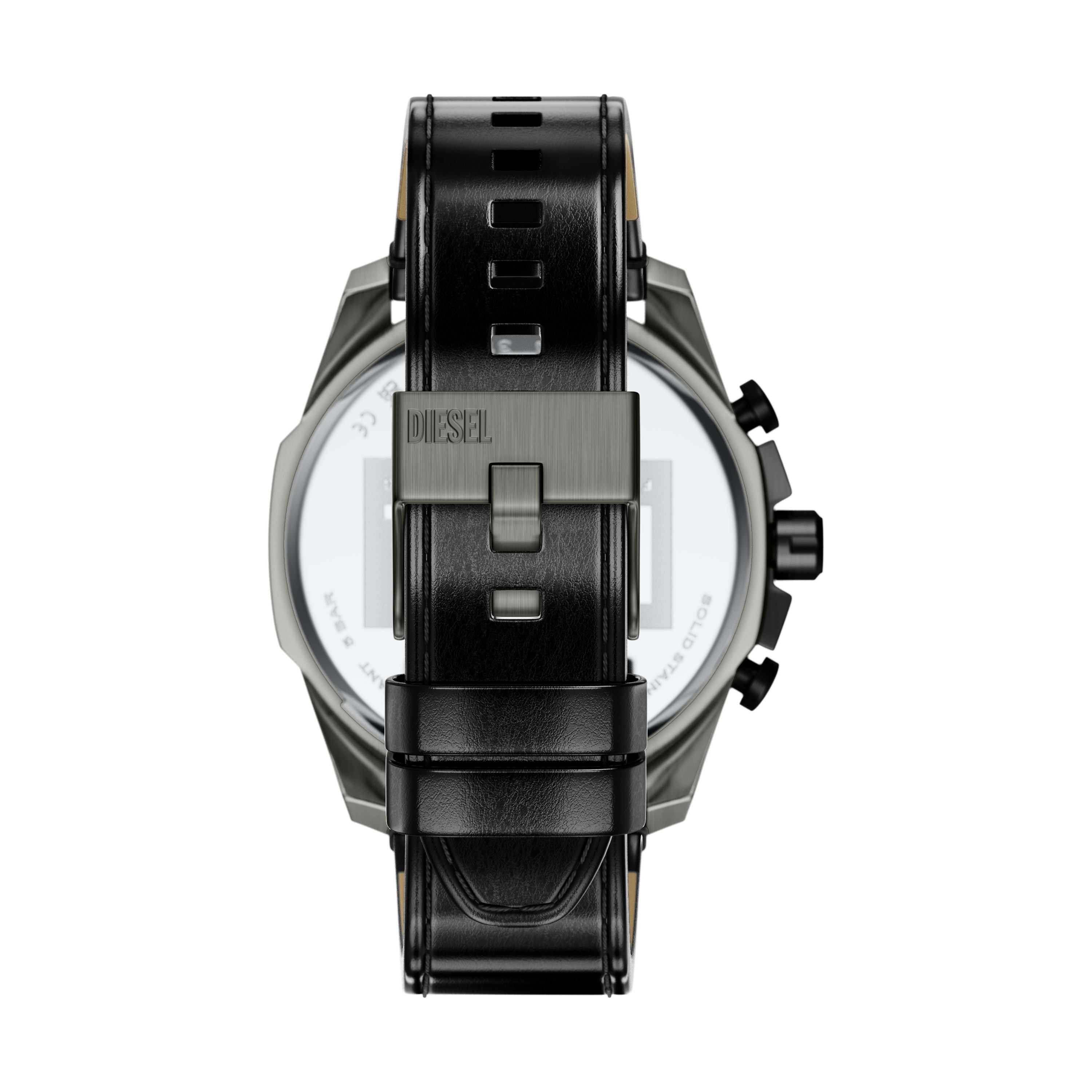 Diesel Mega Chief Slim 48mm Burgundy Dial Men's Watch DZ4714