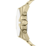 Diesel Mega Chief Slim 48mm Gold Dial Men's Watch DZ4716