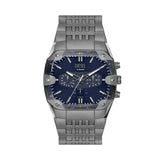 Diesel Spiked Cushion 45mm Blue Dial Men's Watch DZ4717