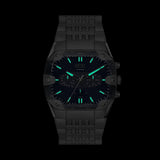 Diesel Spiked Cushion 45mm Blue Dial Men's Watch DZ4717