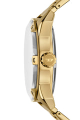 Diesel Spiked 49mm Gold Dial Men's Watch DZ4720