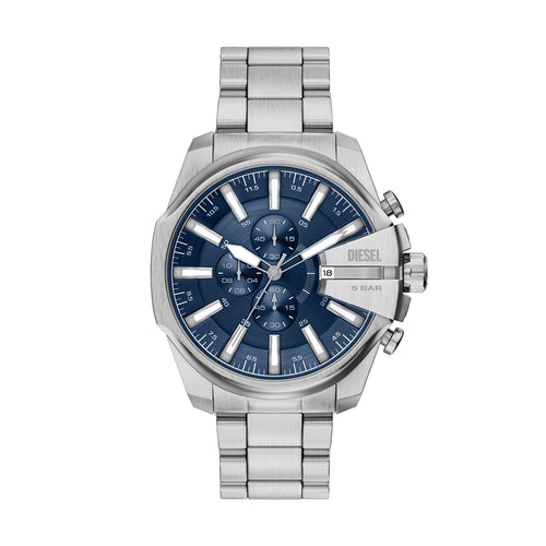 Diesel Mega Chief Slim 48mm Blue Dial Men's Watch DZ4721