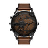 Diesel Mr. Daddy Slim 54mm Brown Dial Men's Watch DZ7492