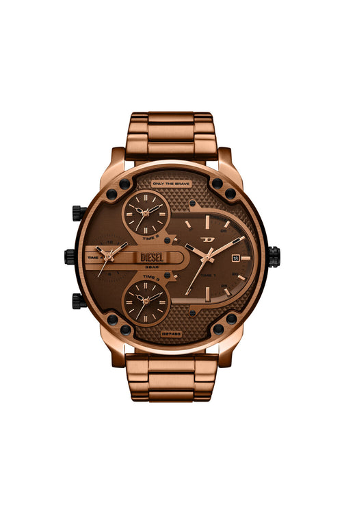 Diesel Mr. Daddy Slim 54mm Brown Dial Men's Watch DZ7493