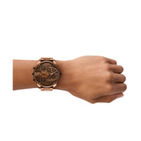 Diesel Mr. Daddy Slim 54mm Brown Dial Men's Watch DZ7493