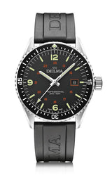 DELMA Cayman Field 42mm Black Dial Men's Watch 41501.708.6.034