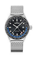 DELMA Cayman Worldtimer Automatic 42mm Black Sunray Dial Men's Watch 41801.710.6.031