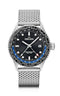 DELMA Cayman Worldtimer 42mm Black Sunray Dial Men's Watch 41801.712.6.031