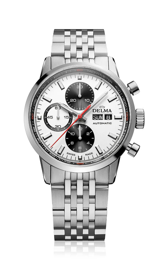 DELMA Continental Automatic 42mm Silver Dial Men's Watch 41701.702.6.064