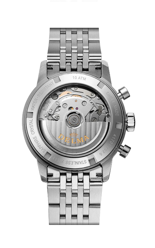 DELMA Continental Automatic 42mm Light Blue Dial Men's Watch 41701.702.6.194