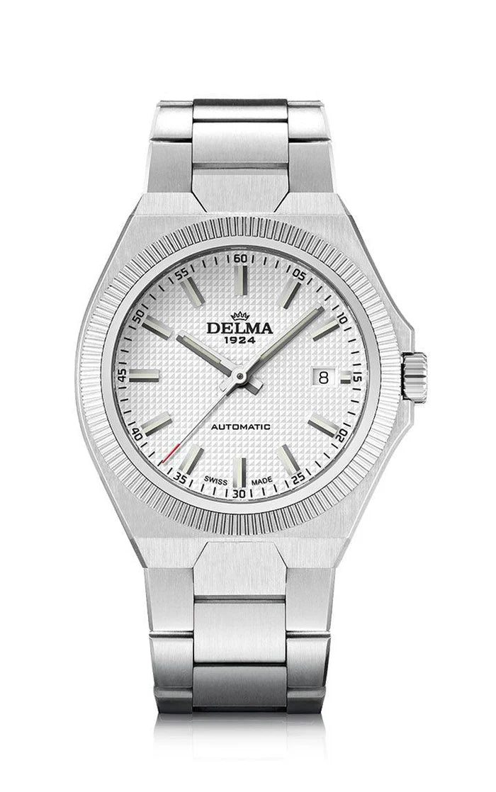 DELMA Midland Automatic 40.5mm White Dial Men's Watch 41701.740.6.061
