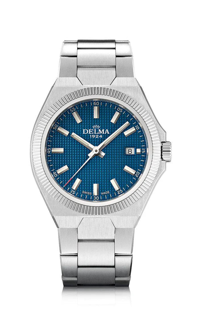 DELMA Midland 40.5mm Royal Blue Dial Men's Watch 41701.742.6.041