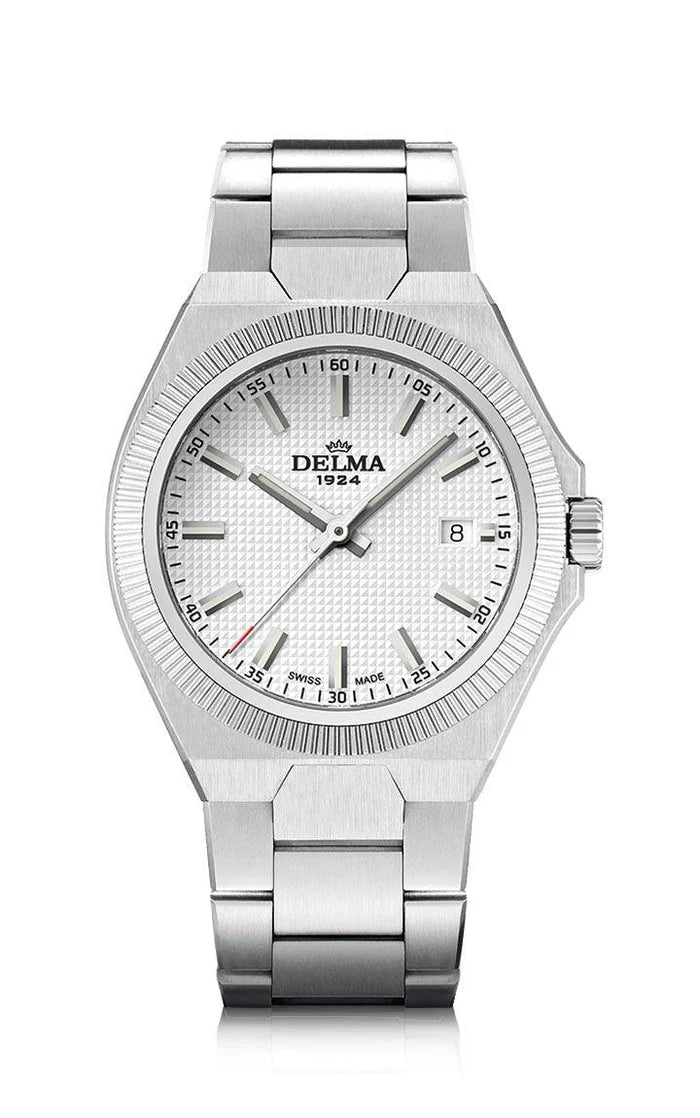 DELMA Midland 40.5mm White Dial Men's Watch 41701.742.6.061