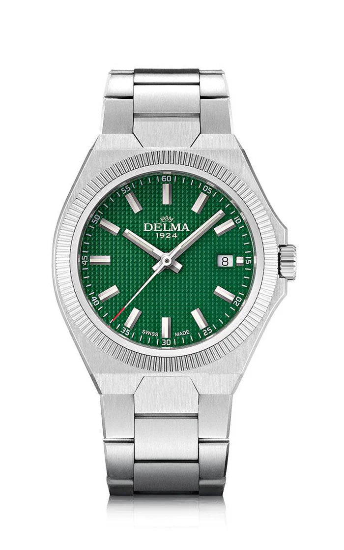 DELMA Midland 40.5mm Green Dial Men's Watch 41701.742.6.141