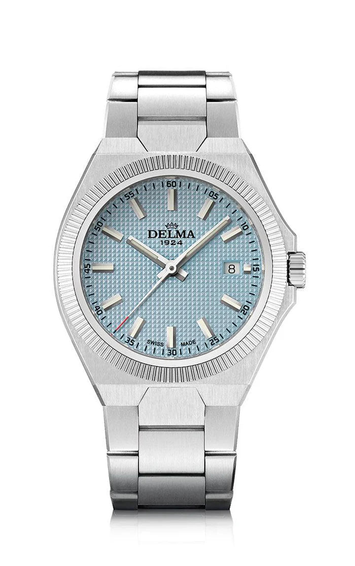 DELMA Midland 40.5mm Ice Blue Dial Men's Watch 41701.742.6.191