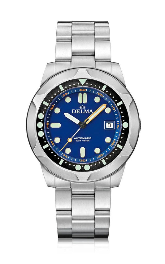 DELMA Quattro 44mm Blue Dial Men's Watch 41701.744.6.048