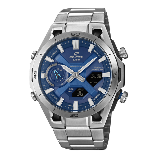 EDIFICE Casio SOSPENSIONE 45.8mm Blue Dial Men's Watch ECB2300D-2A