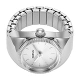 Fossil Watch Ring 15mm White Dial Women's Watch ES5245