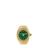 Fossil Watch Ring 15mm Green Malachite Dial Women's Watch ES5308