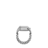 Fossil Raquel Watch Ring 14mm Silver Dial Women's Watch ES5344