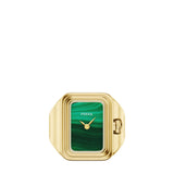 Fossil Raquel Watch Ring 21mm Green Malachite Dial Women's Watch ES5448
