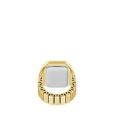 Fossil Raquel Watch Ring 21mm Green Malachite Dial Women's Watch ES5448