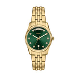 Fossil Scarlette 34mm Green Dial Women's Watch ES5460