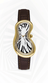 EXAEQUO Classic Melting Watch 28mm White Dial Men's Watch EX 0002.0002