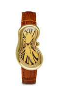EXAEQUO Classic Melting Watch 28mm Gold Yellow Dial Men's Watch EX 0002.0003