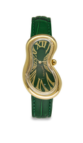 EXAEQUO Classic Melting Watch 28mm Green Dial Men's Watch EX 0002.0005