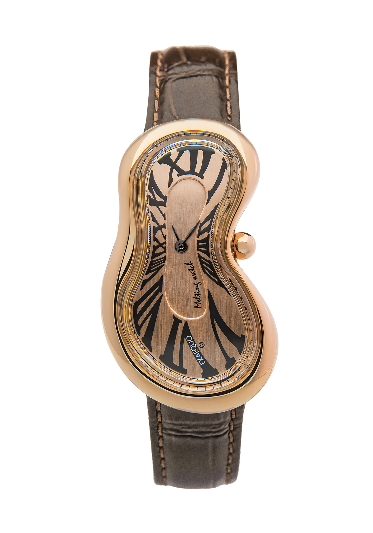 EXAEQUO Classic Melting Watch 28mm Rose Gold Dial Men's Watch EX0003.0010