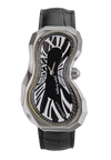 EXAEQUO Polyhedron 925 Melting Watch 35mm Black Dial Men's Watch EX0101.0001