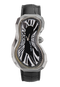 EXAEQUO Polyhedron 925 Melting Watch 35mm Black Dial Men's Watch EX0101.0001