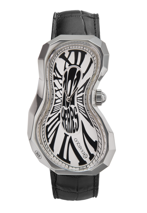 EXAEQUO Polyhedron 925 Melting Watch 35mm White Edition 101 Dial Men's Watch EX0101.0101