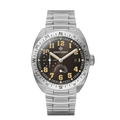 Bremont Terra Nova 40.5mm Turning Bezel Power Reserve Black Dial Men's Watch TN40-PWR-SS-BK-B