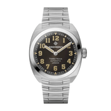 Bremont Terra Nova 38mm Black Dial Men's Watch TN38-ND-SS-BK-B