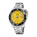 Festina Swiss Made 47mm Odyssey Diver Yellow Dial Men's Watch F20043/1