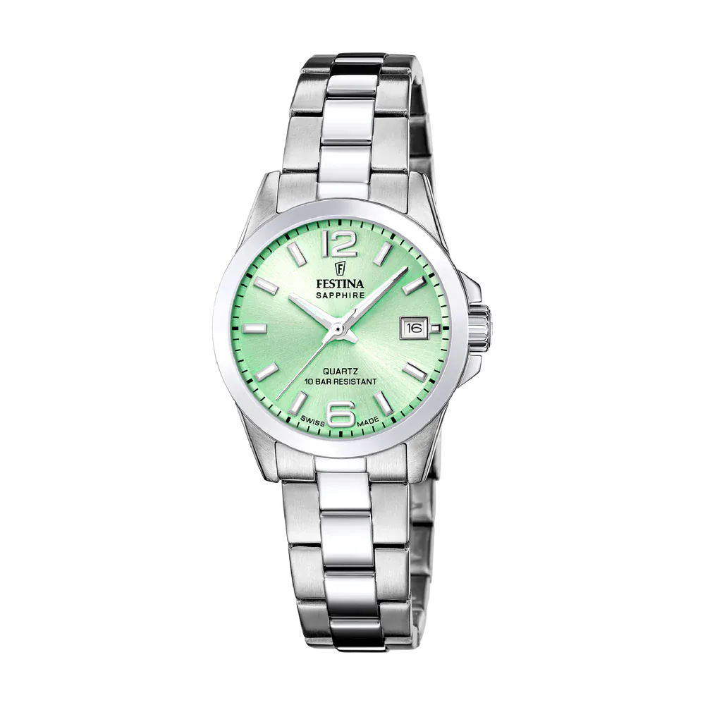 Festina Swiss Classic 29mm Green Dial Women's Watch F20049/2